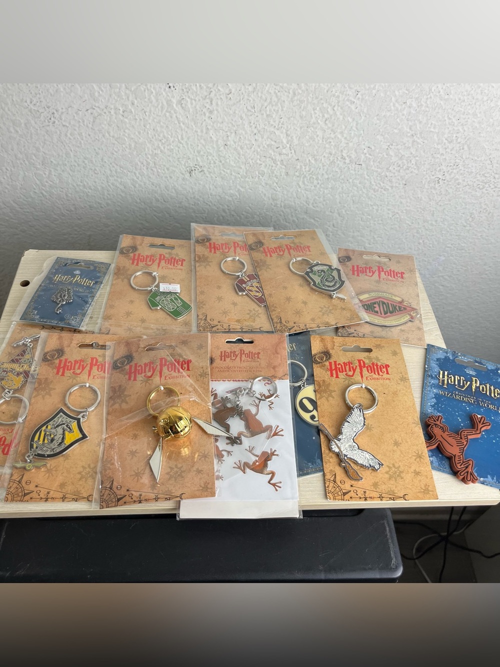 Warner Bros. Harry Potter Lot Keychains Pin Stickers Magnet